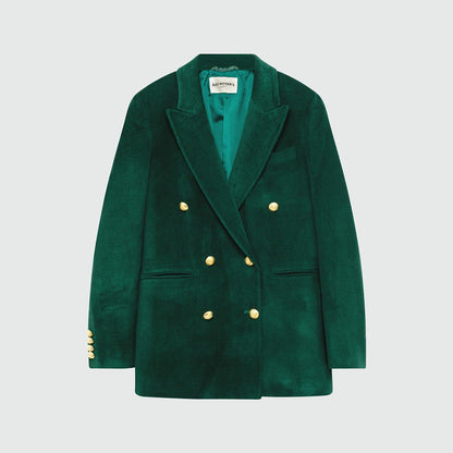 Blazer doppio petto in velluto