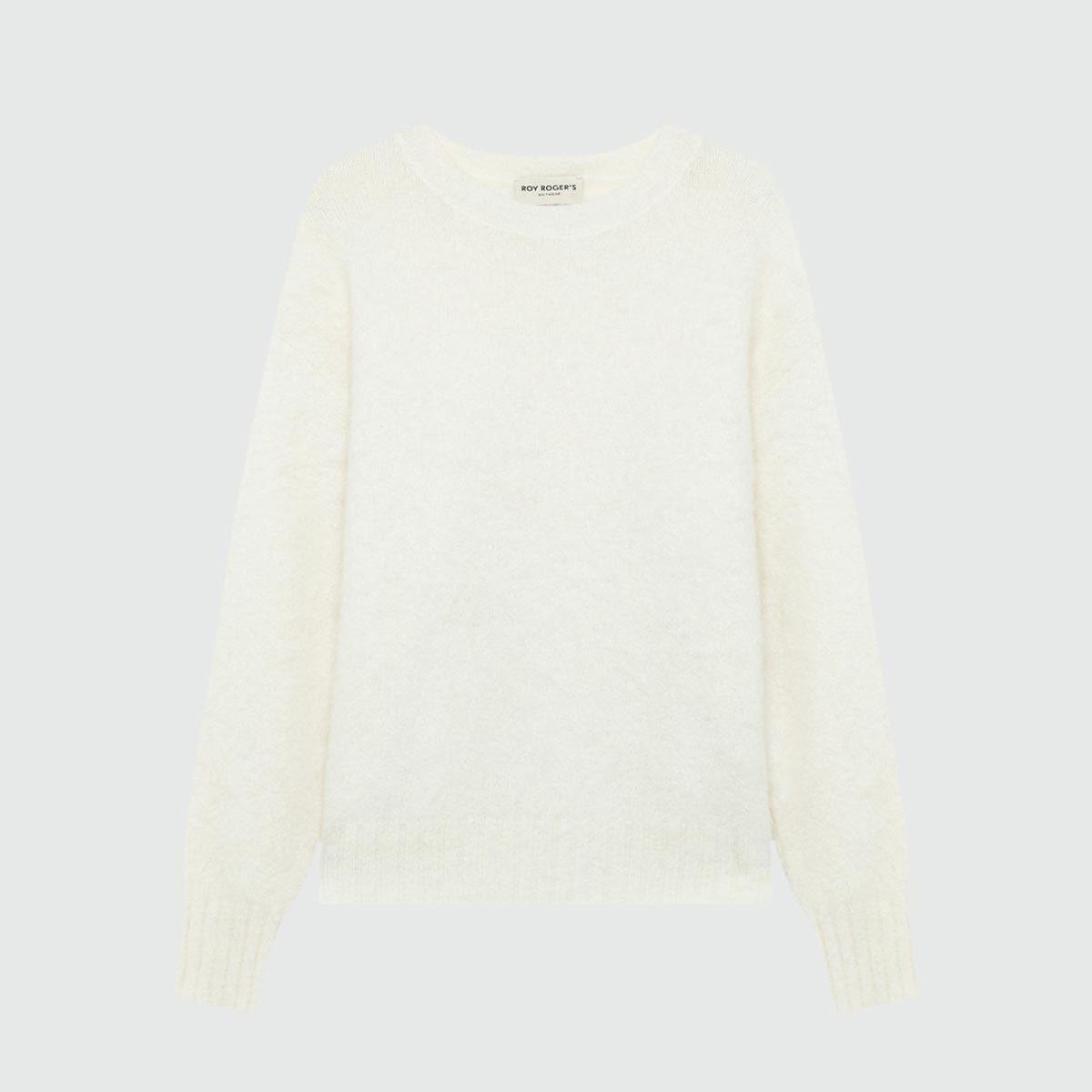 Maglione giro collo in Alpaca