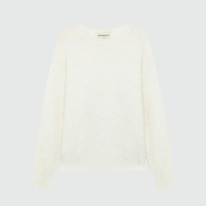 Maglione giro collo in Alpaca