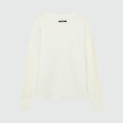 Maglione giro collo in Alpaca