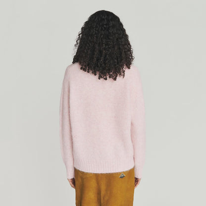 Maglione giro collo in Alpaca