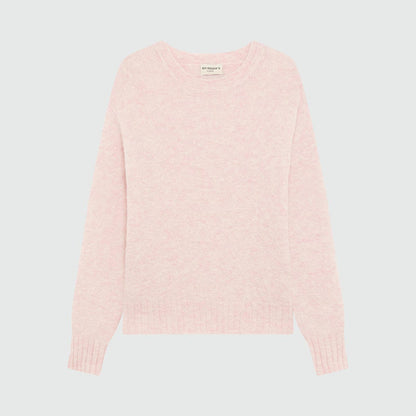 Maglione giro collo in Alpaca