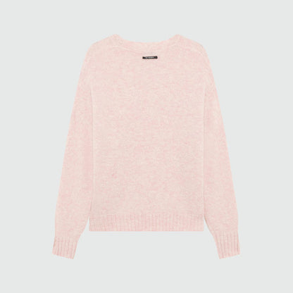 Maglione giro collo in Alpaca