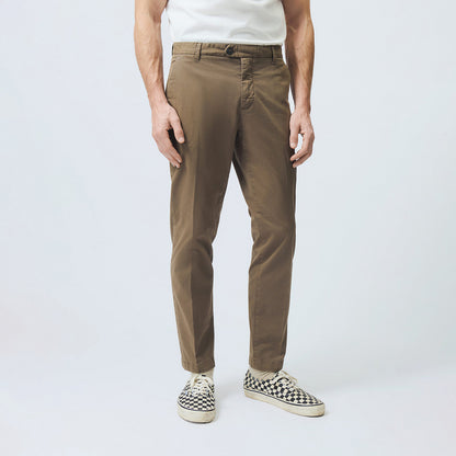 Pantalone chino marrone