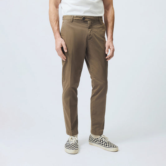 Pantalone chino marrone