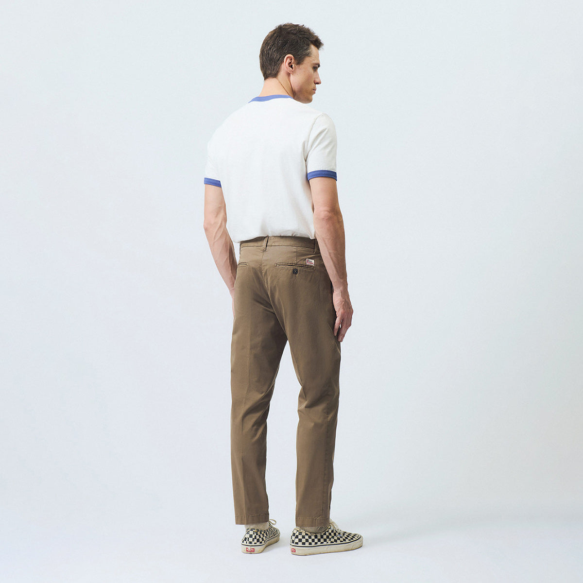 Pantalone chino marrone