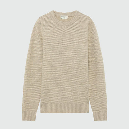 Maglione giro collo in lana e cashmere