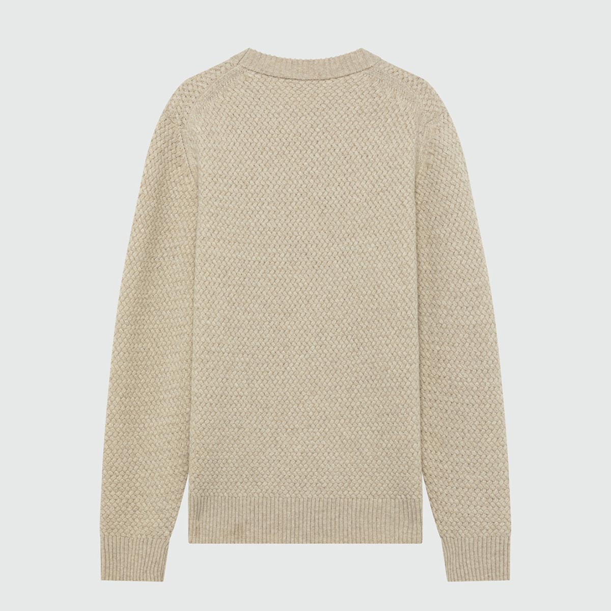 Maglione giro collo in lana e cashmere