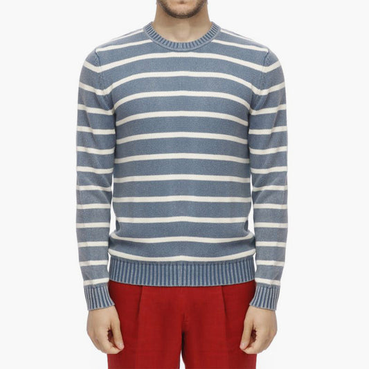 Maglia in cotone a righe