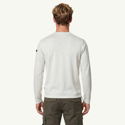 maglia girocollo a maniche lunghe