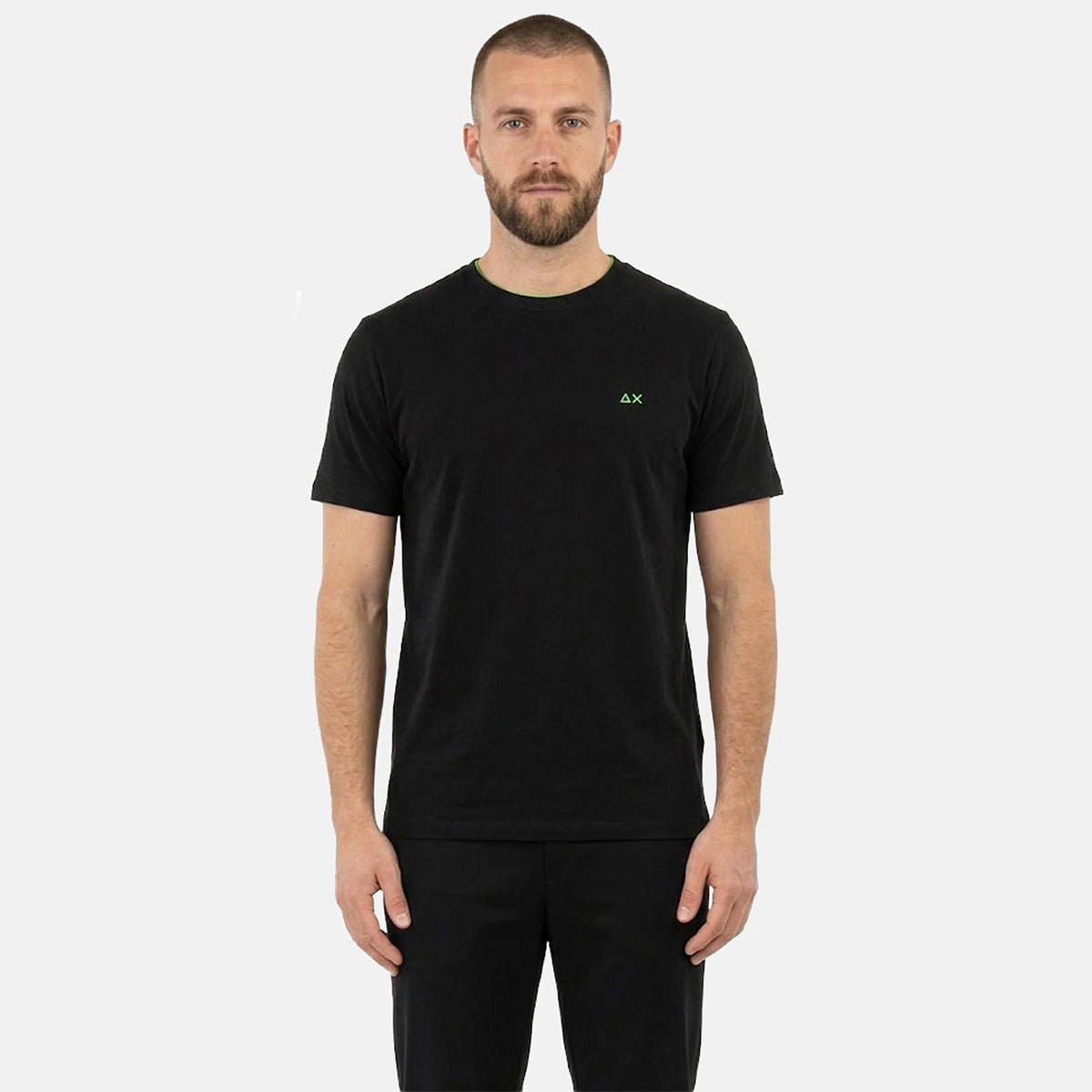 T-shirt in piquet con logo