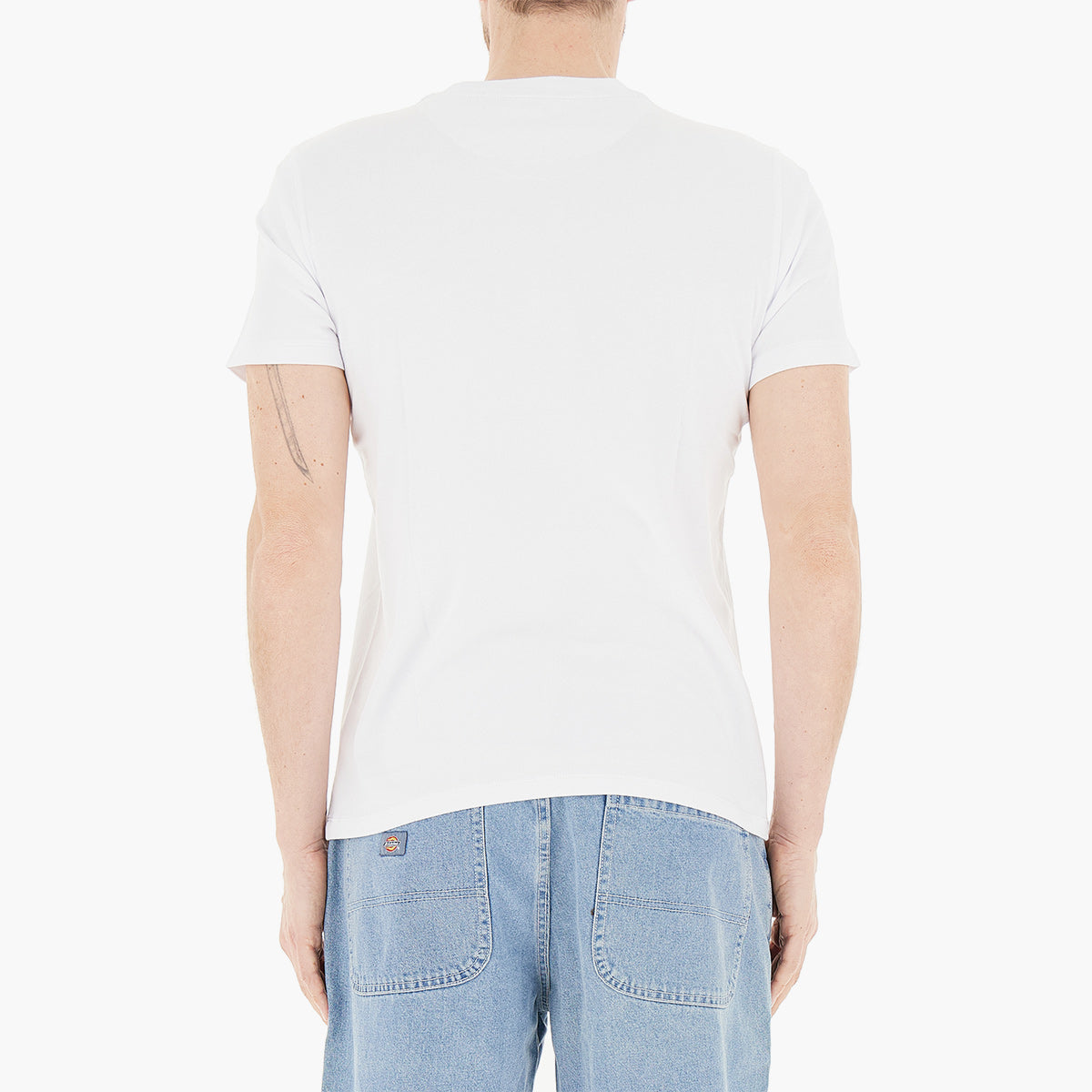 T-shirt con taschino a fantasia