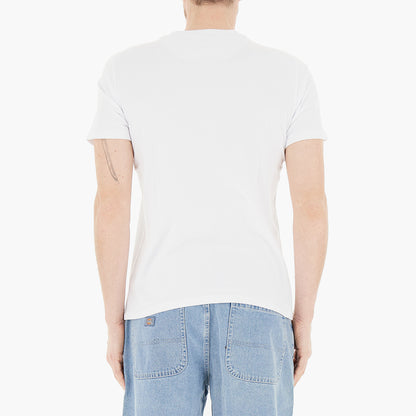 T-shirt con taschino a fantasia
