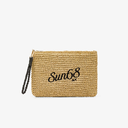Pochette in raffia