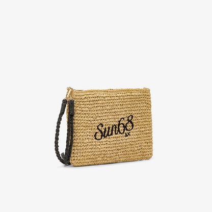 Pochette in raffia