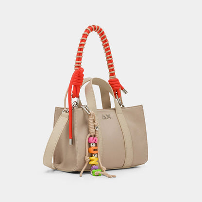 Borsa piccola shopper con manico removibile