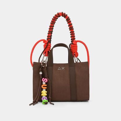 Borsa piccola shopper con manico removibile