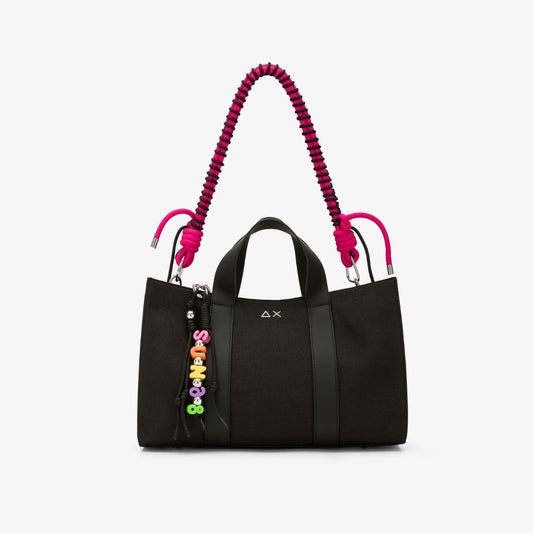 Borsa grande shopper con manico removibile
