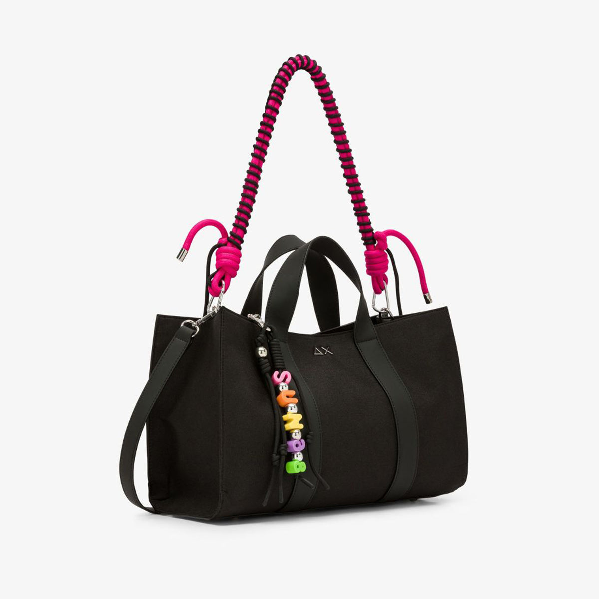 Borsa grande shopper con manico removibile