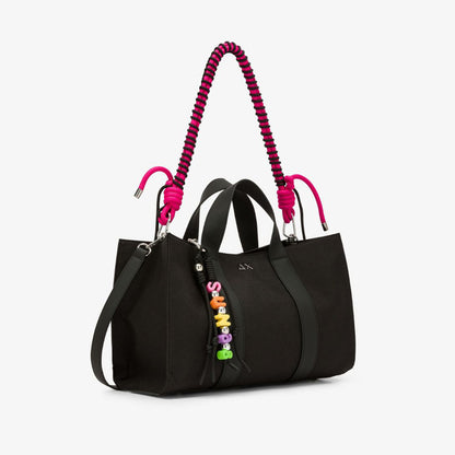 Borsa grande shopper con manico removibile