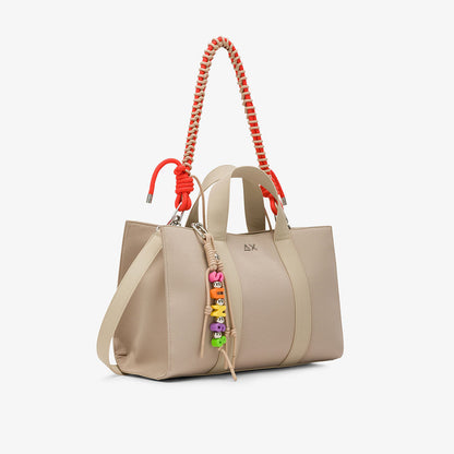 Borsa grande shopper con manico removibile