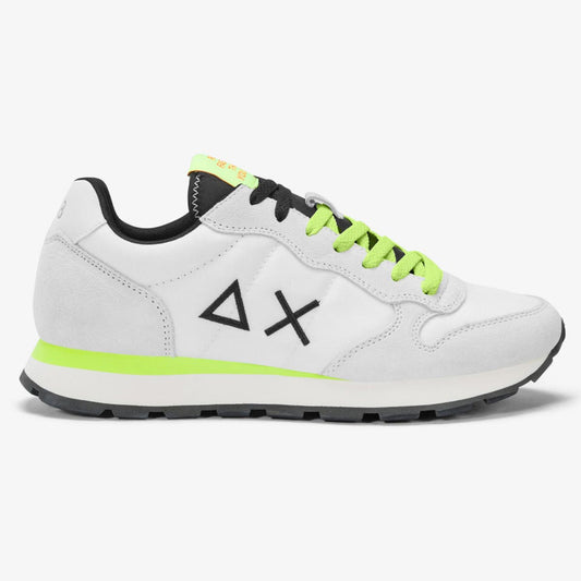 Sneaker bianca fluo