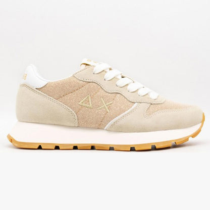 Sneakers in lurex oro