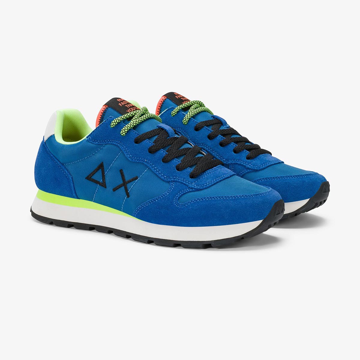 Sneaker blu royal fluo
