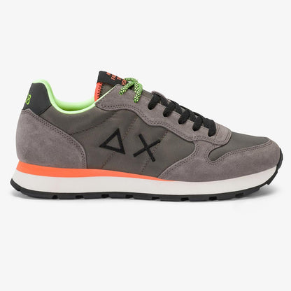 Sneaker grigia fluo