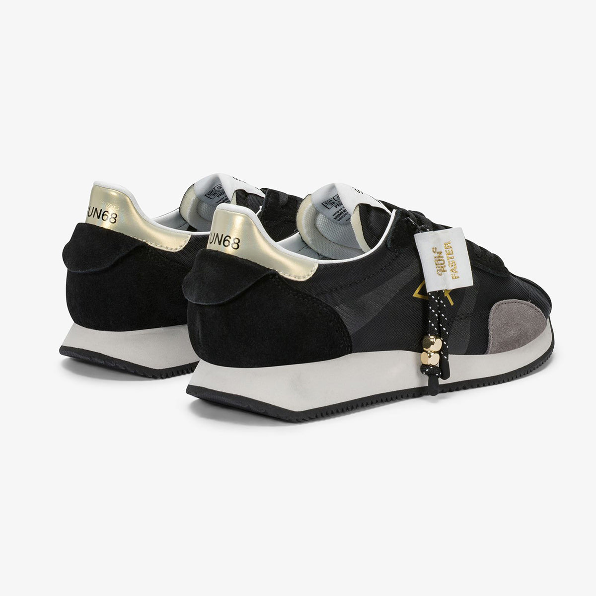 Sneaker fondo runner nera