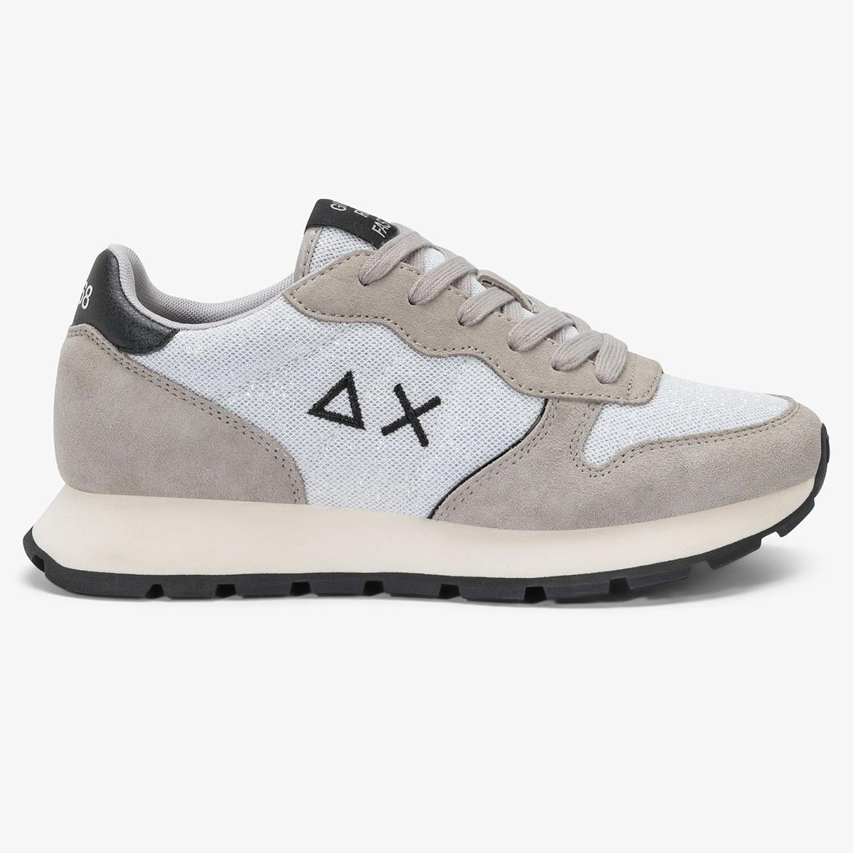 Sneakers lurex argento