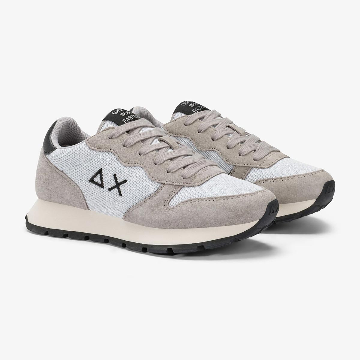 Sneakers lurex argento