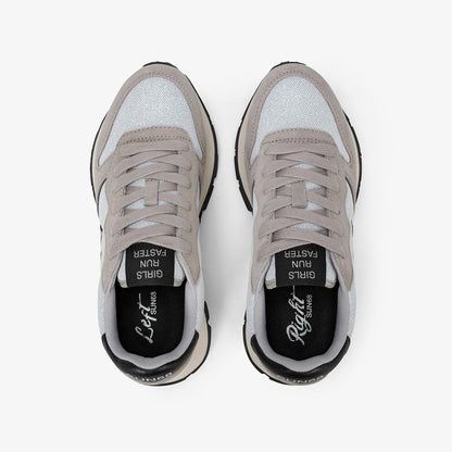 Sneakers lurex argento