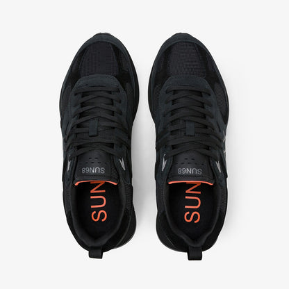 Sneakers in nabuk nera