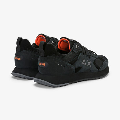 Sneakers in nabuk nera