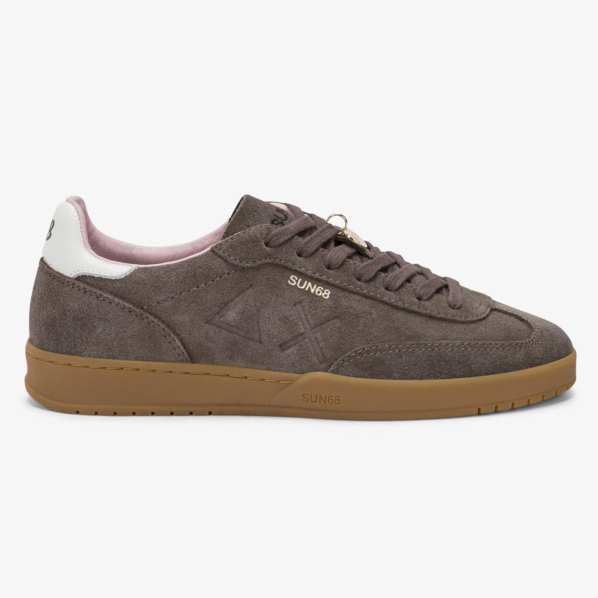 Sneaker basse in camoscio