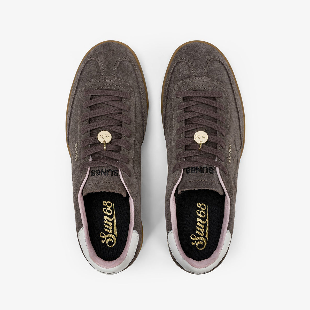 Sneaker basse in camoscio