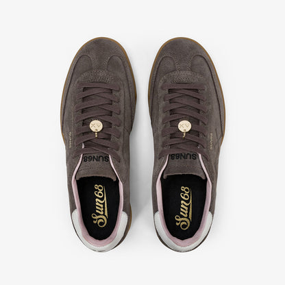 Sneaker basse in camoscio