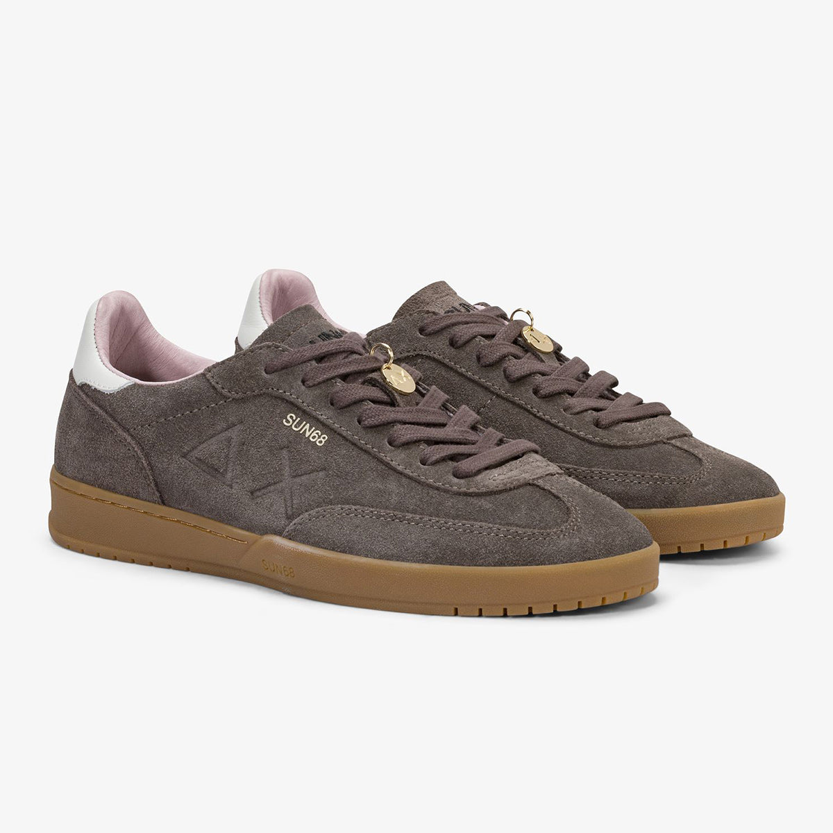 Sneaker basse in camoscio
