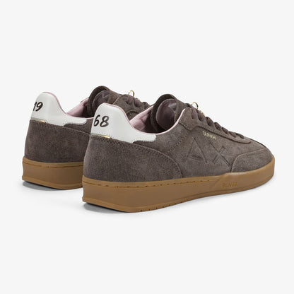 Sneaker basse in camoscio