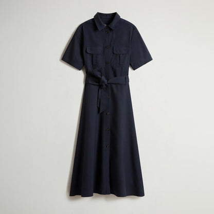 Vestito lungo taglio a camicia