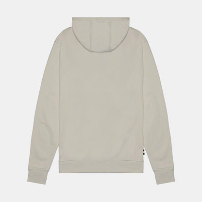 Felpa in cotone full zip con cappuccio
