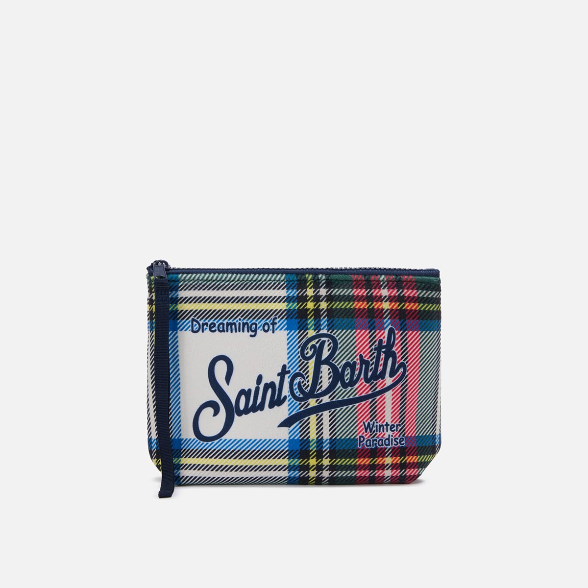 Pochette in lana scozzese