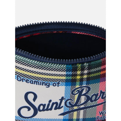 Pochette in lana scozzese