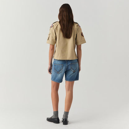 Bermuda short in jeans