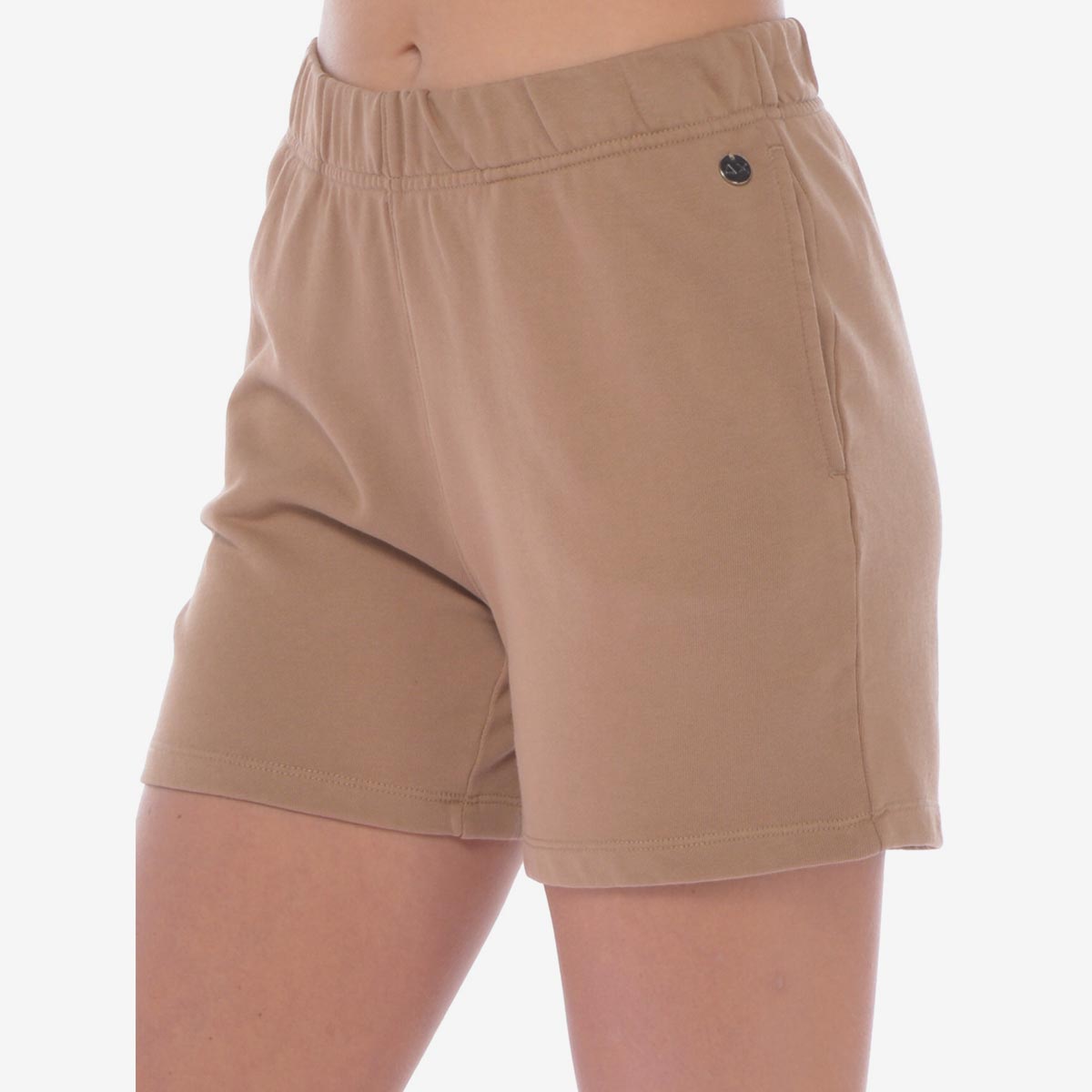 Short in felpa khaki