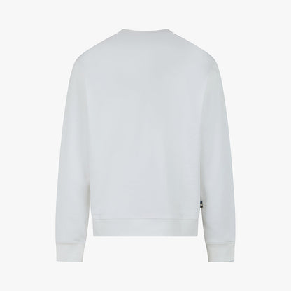 Felpa in cotone con logo