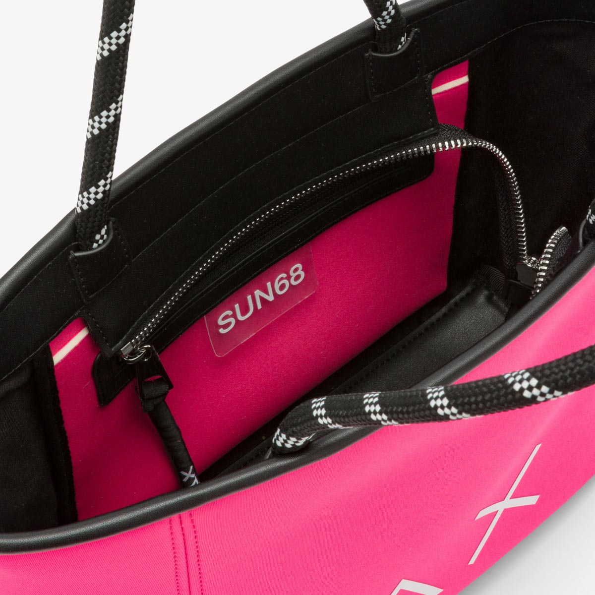 Borsa in neoprene fucsia