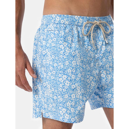 Boxer mare con micro stampa fiori