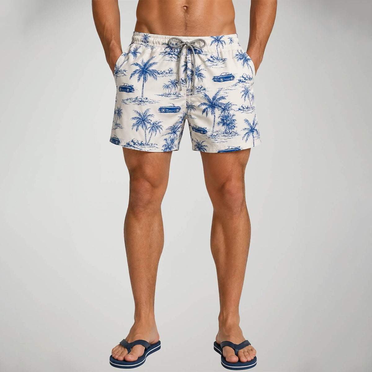 Boxer mare stampa palme